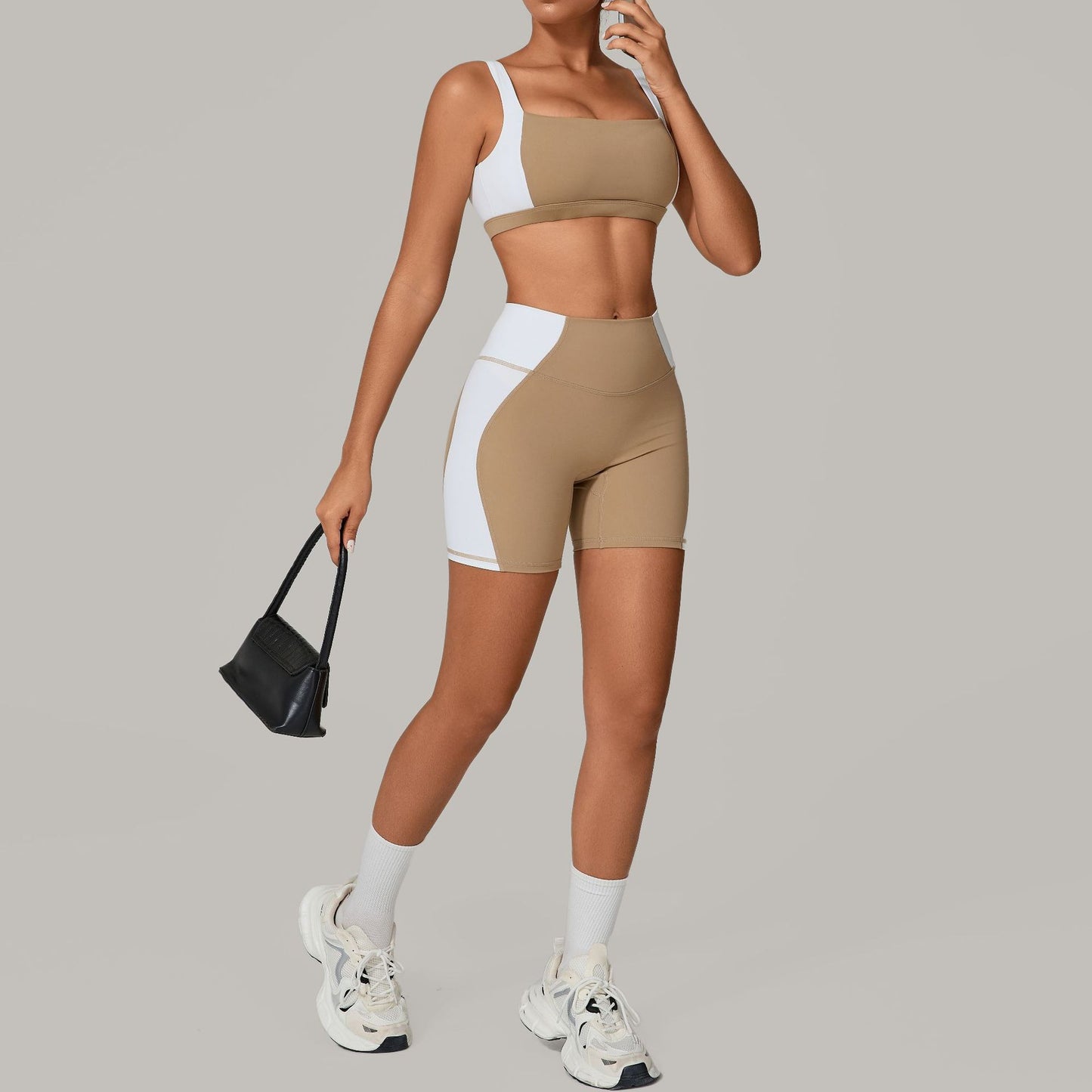 Color Matching Tight Quick-drying Workout Tenacity Sports Set