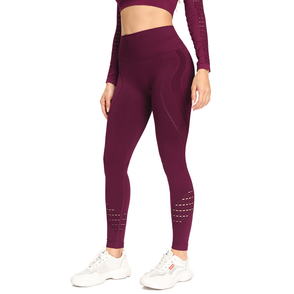 Women's Seamless High-waist Hip-lift Tight-fitting Sports Leggings