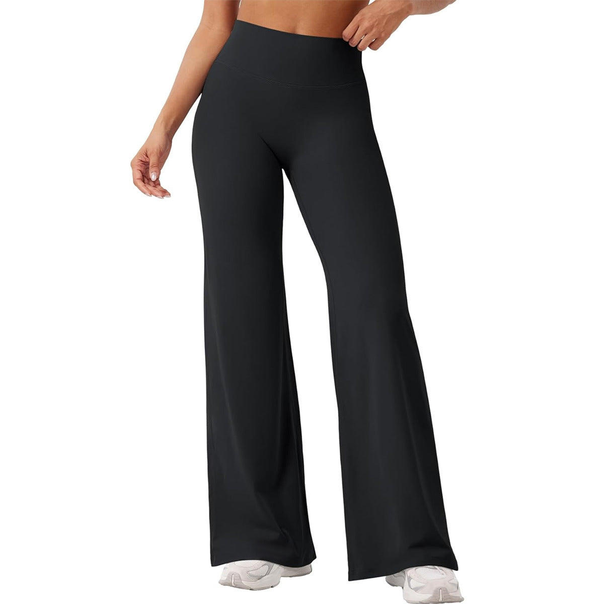 High waisted Slim-fit Wide-leg Butt-lifting Pants