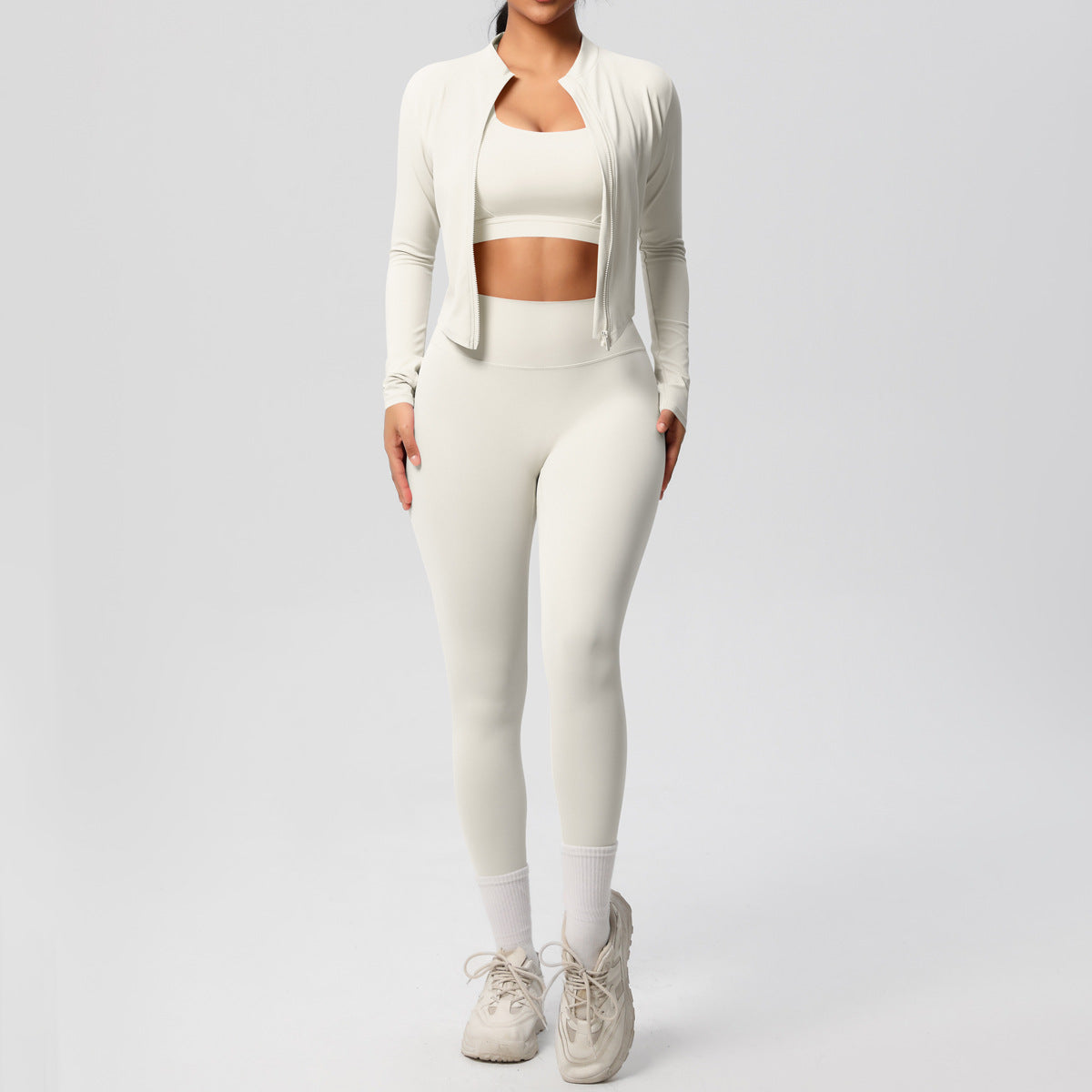 Outdoor Sports Tight-fitting Yoga Outfit Set