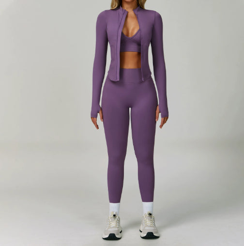 Women's Casual Seamless Tight Yoga Set