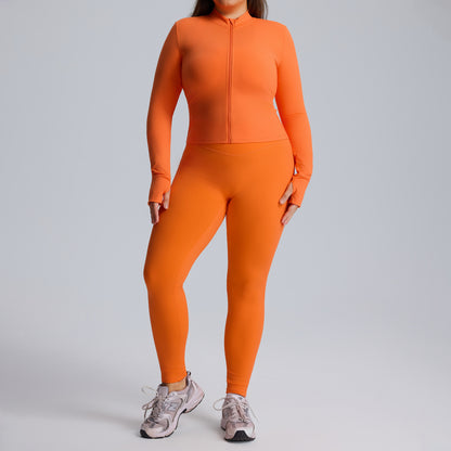 Womens High-Elastic Quick-Dry 3-Piece Sportswear Set