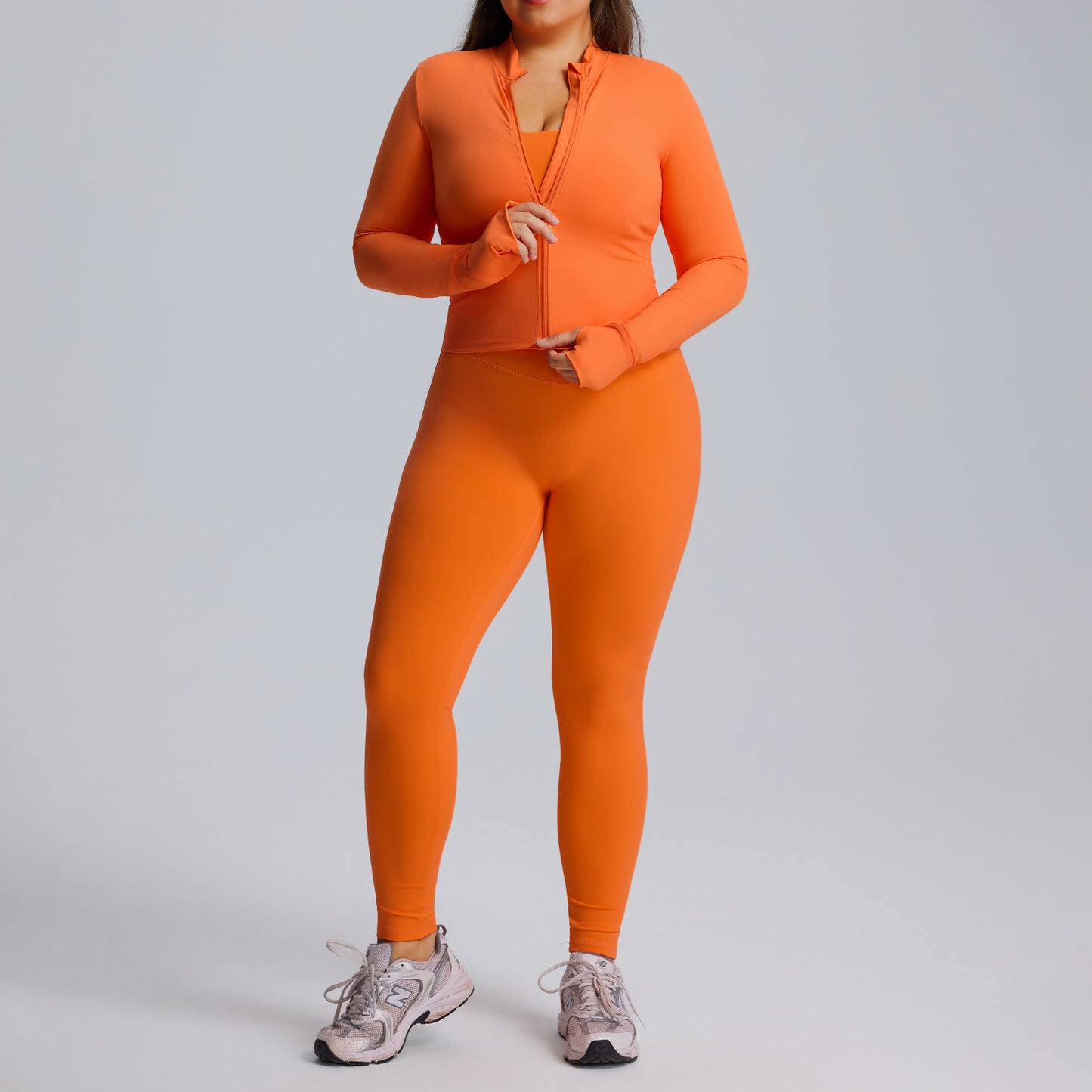 Womens High-Elastic Quick-Dry 3-Piece Sportswear Set