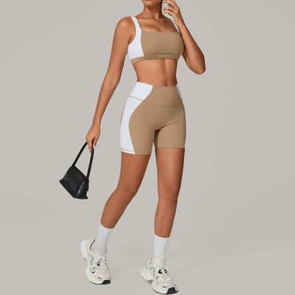 Color Matching Tight Quick-drying Workout Tenacity Sports Set