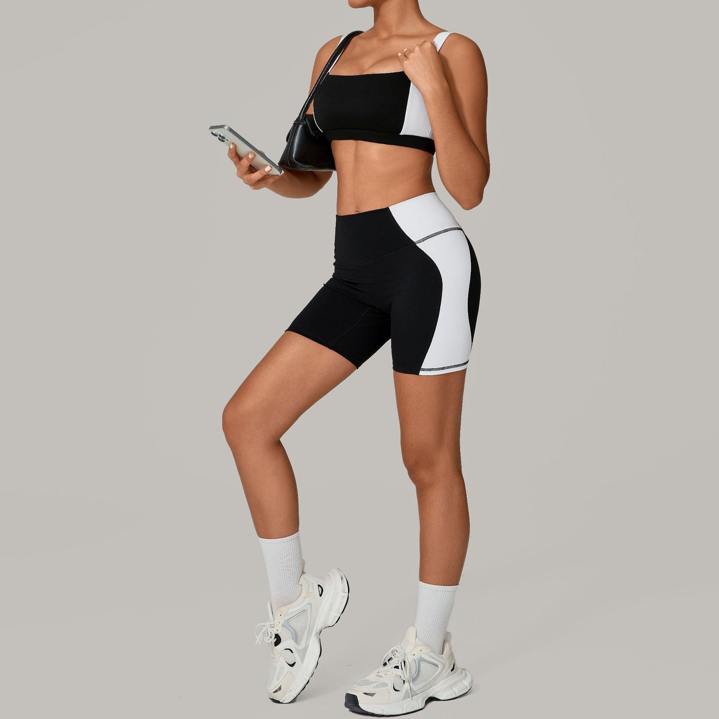 Color Matching Tight Quick-drying Workout Tenacity Sports Set