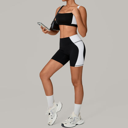 Color Matching Tight Quick-drying Workout Tenacity Sports Set
