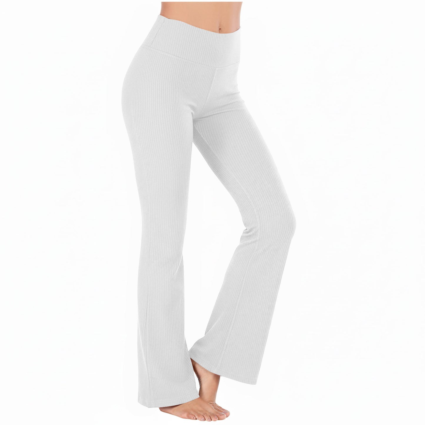 Slimming High-waisted Hip-lifting Wide-leg Pants For Workout