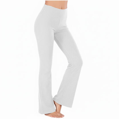 Slimming High-waisted Hip-lifting Wide-leg Pants For Workout