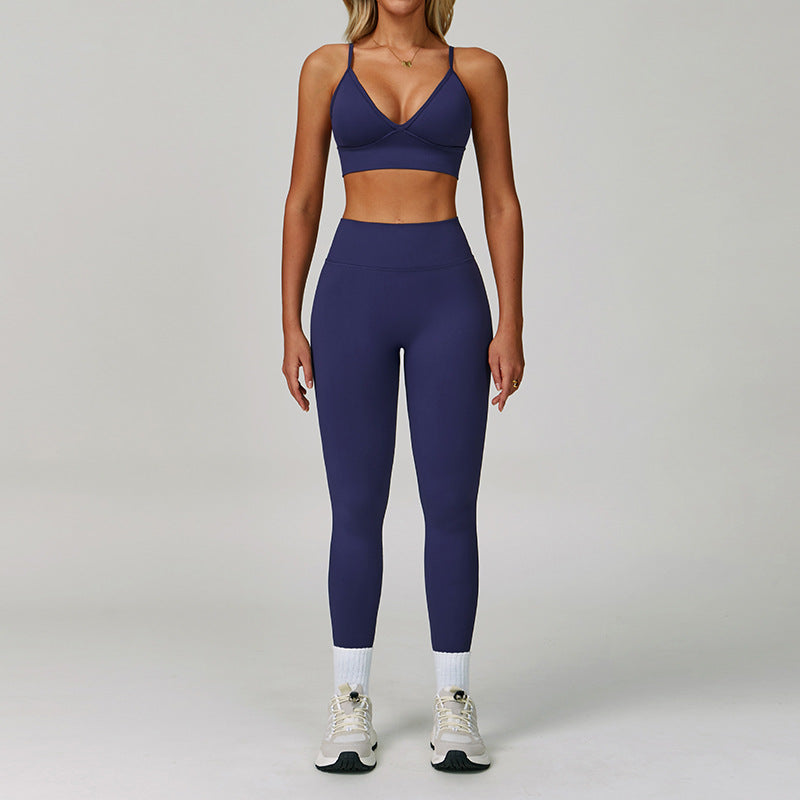 Women's Casual Seamless Tight Yoga Set