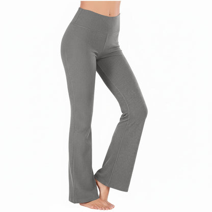 Slimming High-waisted Hip-lifting Wide-leg Pants For Workout